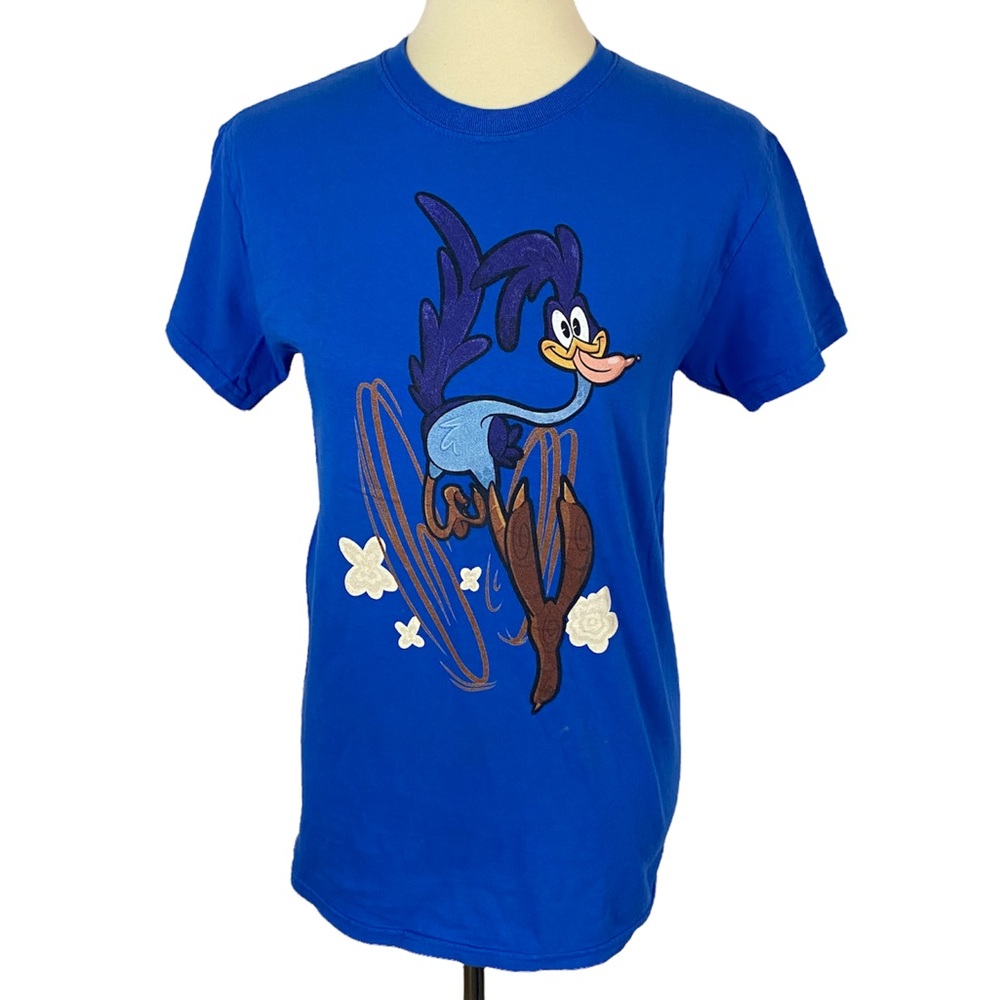 Vintage Gildan Roadrunner Blue Graphic Tee